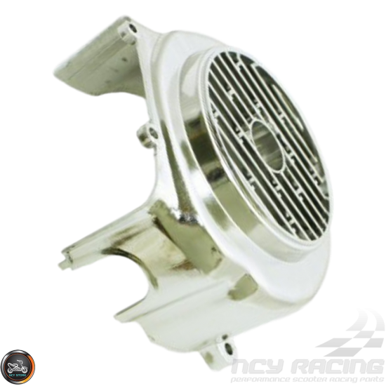 G- Fan Cover Emissions Chrome (GY6)