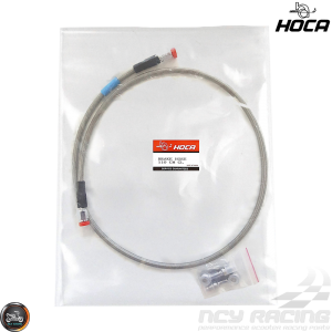 Hoca Brake Line Front 110cm Stainless Braided Dragon (QMB, GY6, Universal)