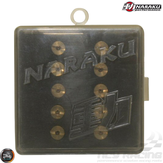 Naraku PHBG Main Jet 50-68 10-Pcs Kit (Aprilia, JOG, Zuma 50)