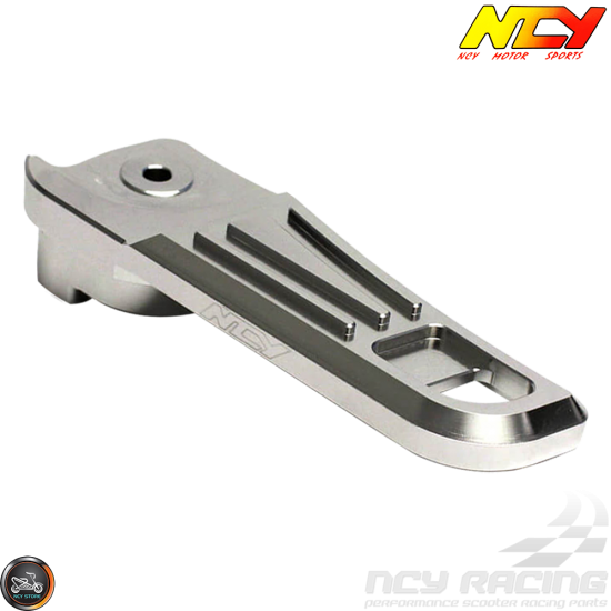 NCY Foot Rest Cover Aluminum Silver (Honda PCX)