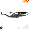 NCY Exhaust Performance Crossover Black Muffler (Yamaha Zuma 50)