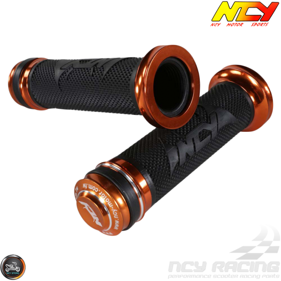 NCY Throttle Grip 7/8in Aluminum Button Set (GY6, Ruckus, Universal)