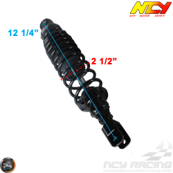 NCY Shock 311mm Adjustable Nitrogen Black Set (Honda PCX)