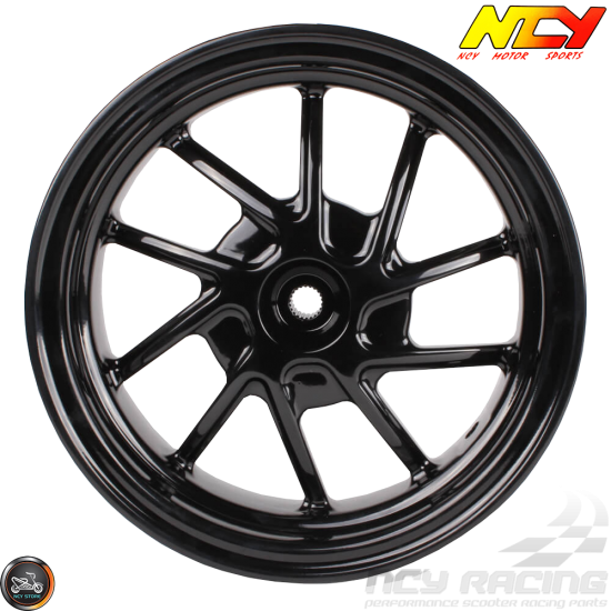 NCY Rim Set 10in Black 10-Spokes (Honda Ruckus)