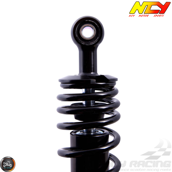 NCY Shock 305mm Adjustable Performance Black (Yamaha Zuma 50)