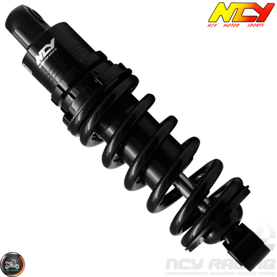 NCY Shock 240mm Adjustable Performance Black (Honda Grom) 