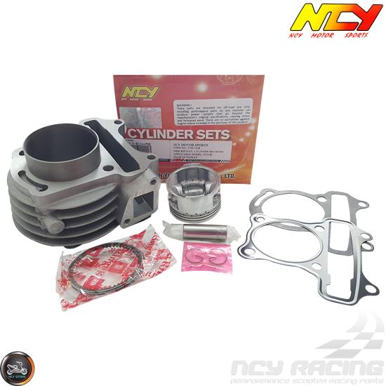 NCY Cylinder 52mm 88cc Big Bore Kit w/Cast Piston (139QMB)