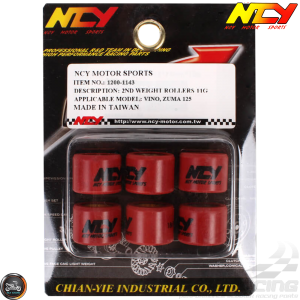 NCY Variator Roller Weight Set 20x12 (Vino, Zuma 125)