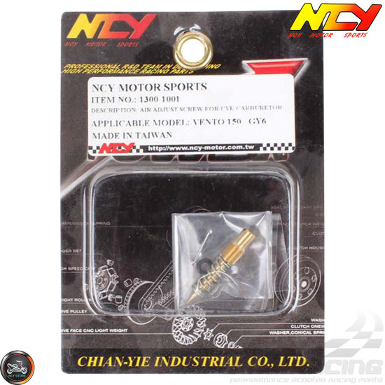 NCY CVK Air Fuel Screw (QMB, GY6, Universal)