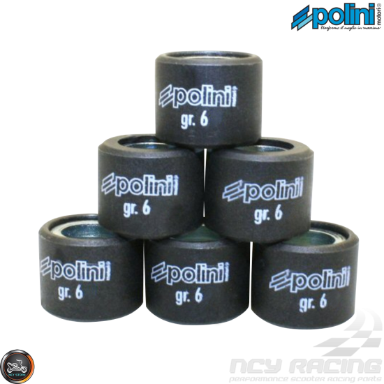 Polini Variator Roller Weight Set 15x12 (Aprilia, JOG, Zuma 50)