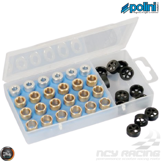 Polini Variator Roller Weight Tuning Kit 15x12 (Aprilia, JOG, Zuma 50)