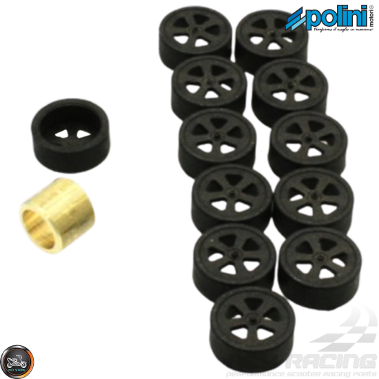 Polini Variator Roller Weight Tuning Kit 19x15.5 (Aprilia, Piaggio, Vespa 50)