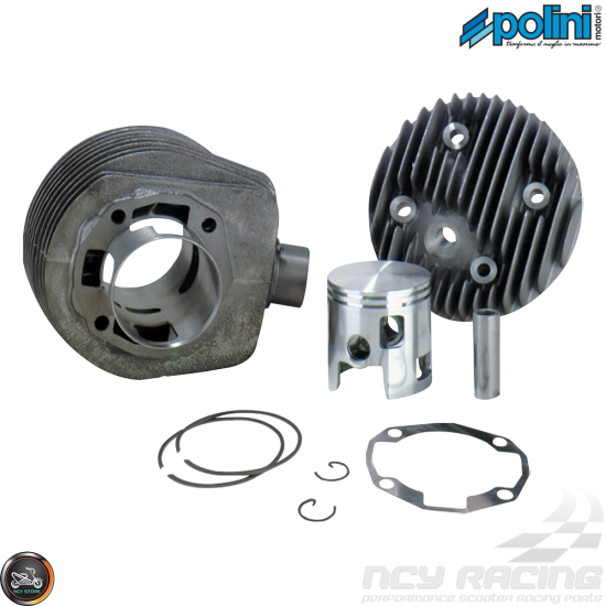 Polini Cylinder 63mm 177cc Big Bore Kit w/Alumin Piston (Genuine Stella, Vespa 2T)