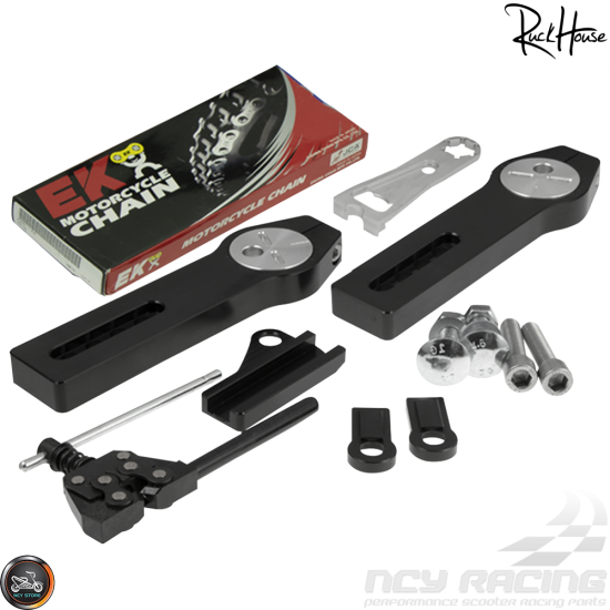 RH Swingarm Extension Black Kit (Honda Grom)