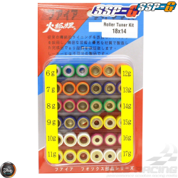 SSP-G Variator Roller Weight Tuning Kit 18x14 (GY6)