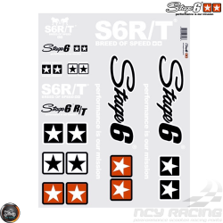 Stage6 MKII Sticker White Set (A2 Size Sheet)