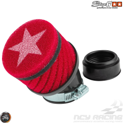 Stage6 Air Filter Short Red 48mm