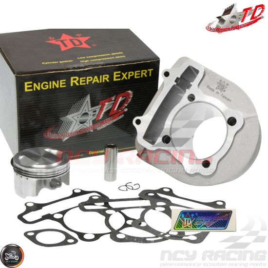 Taida Cylinder 63mm 180cc Big Bore Kit w/Forged Piston Fit 57mm (GY6)