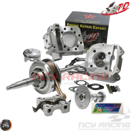 Taida Big Bore Combo 62mm 174.5cc LC 2V w/Forged Piston Fit 54mm (GY6)